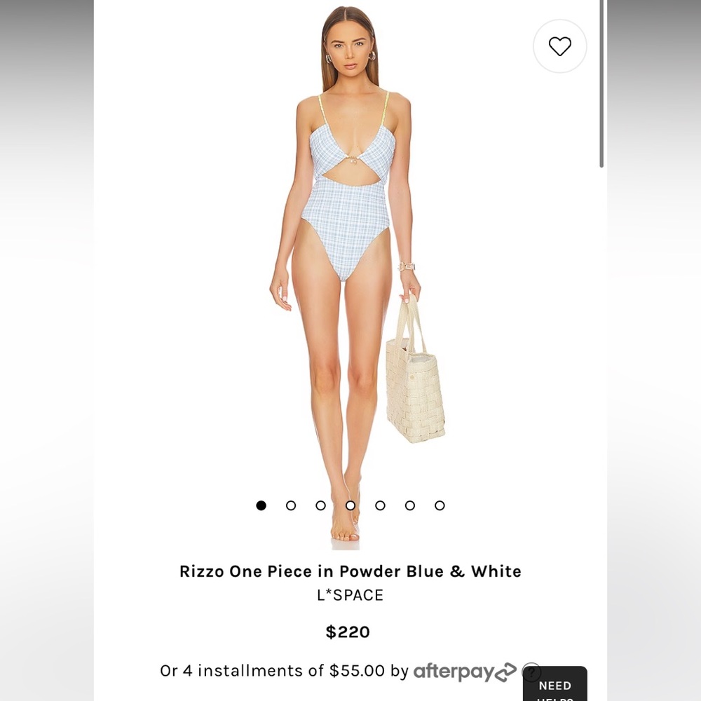 Revolve L*Space Rizzo One Piece Swimsuit, size M